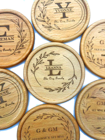 Personalized Wooden Coasters: The Ultimate Gift for Housewarmings and Corporate Events