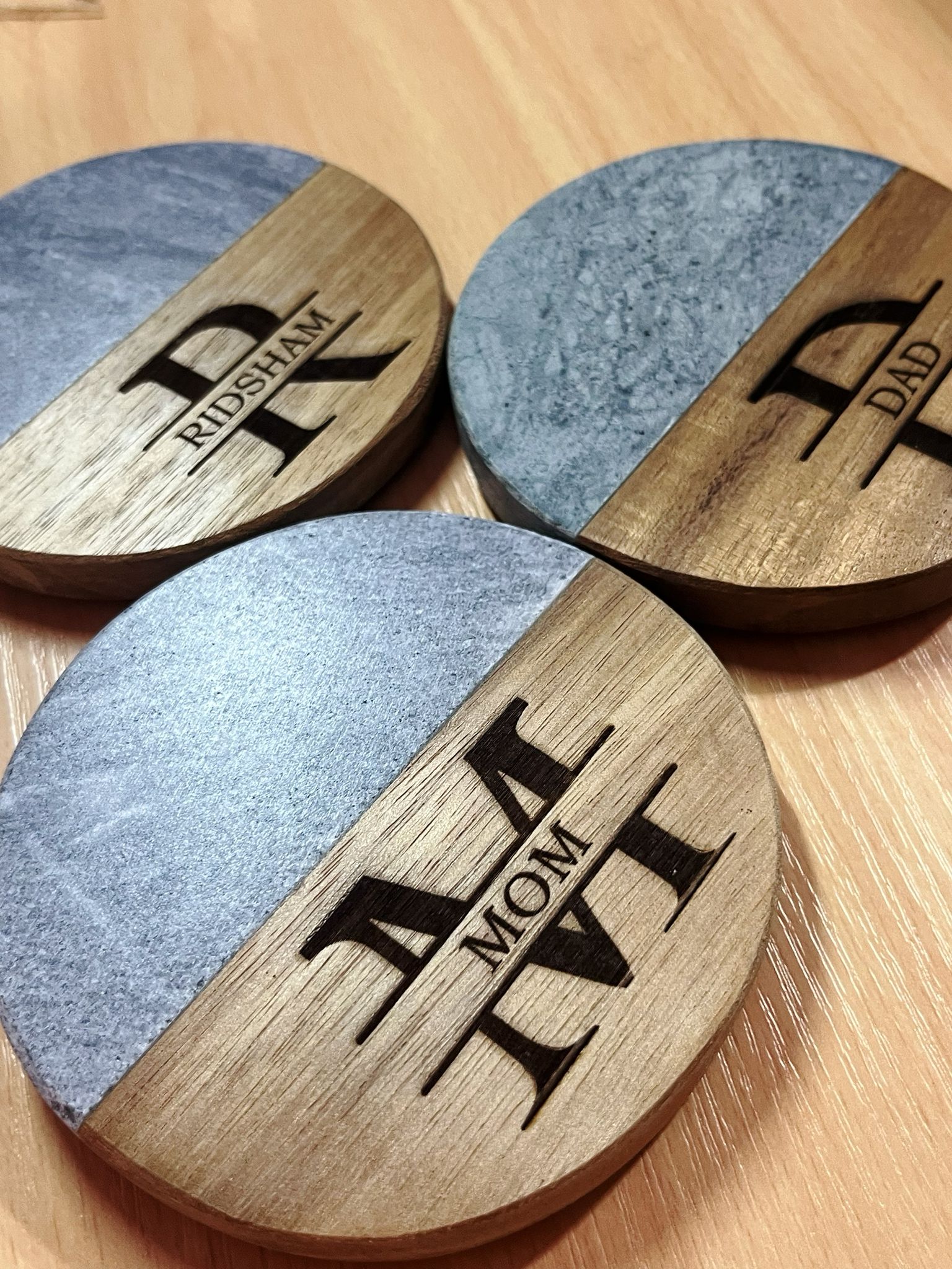 Round Marble Coaster