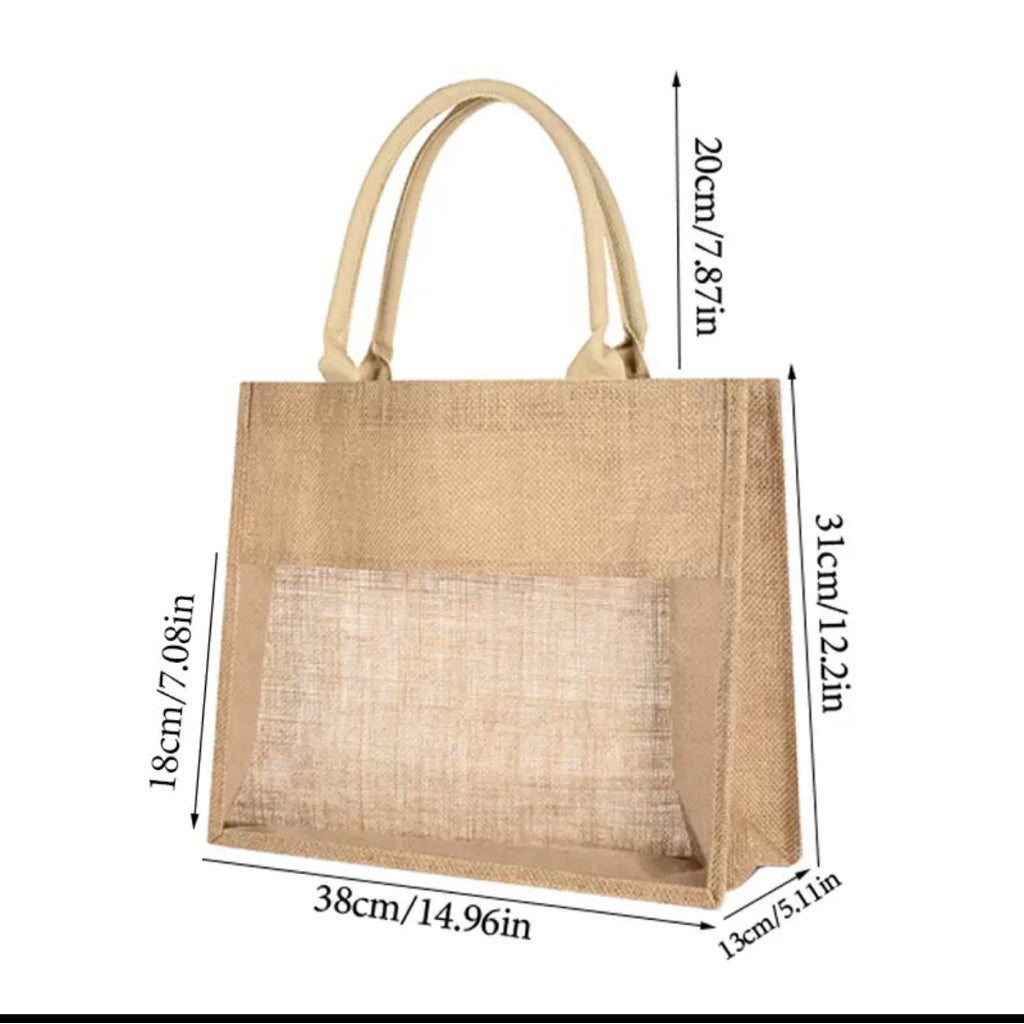 Jute Tote Bag