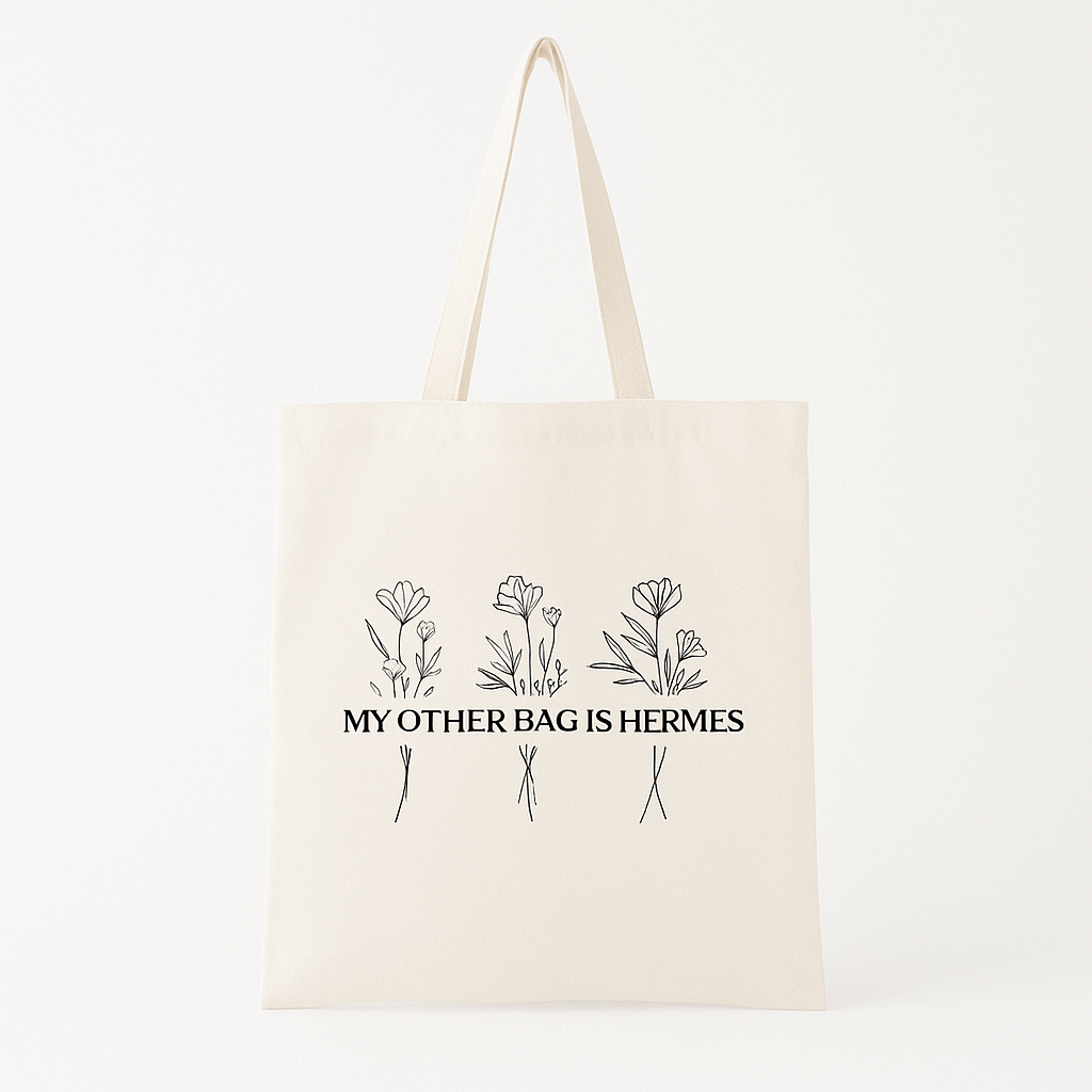 Cotton Canvas Tote Bag