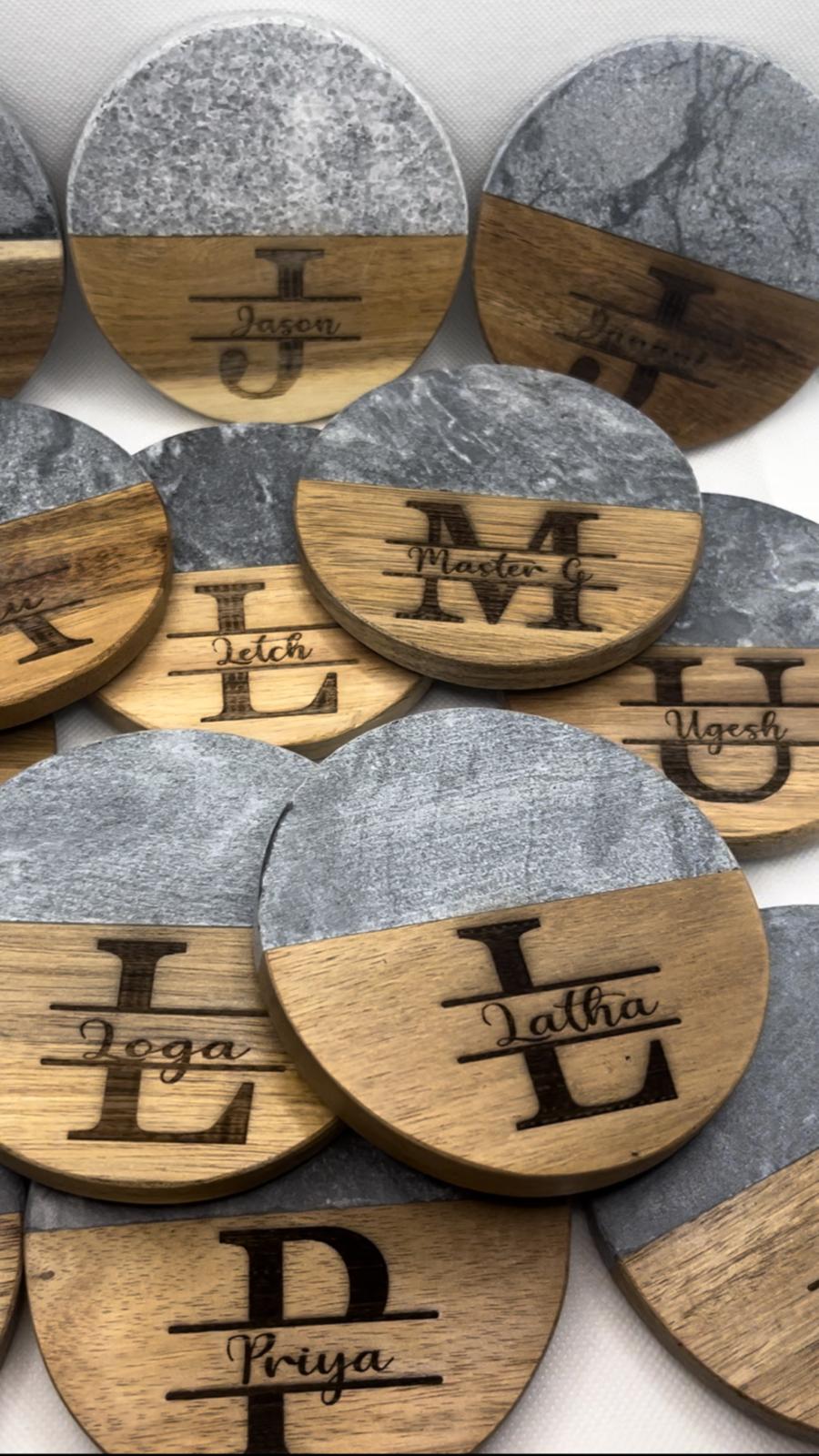 Round Marble Coaster