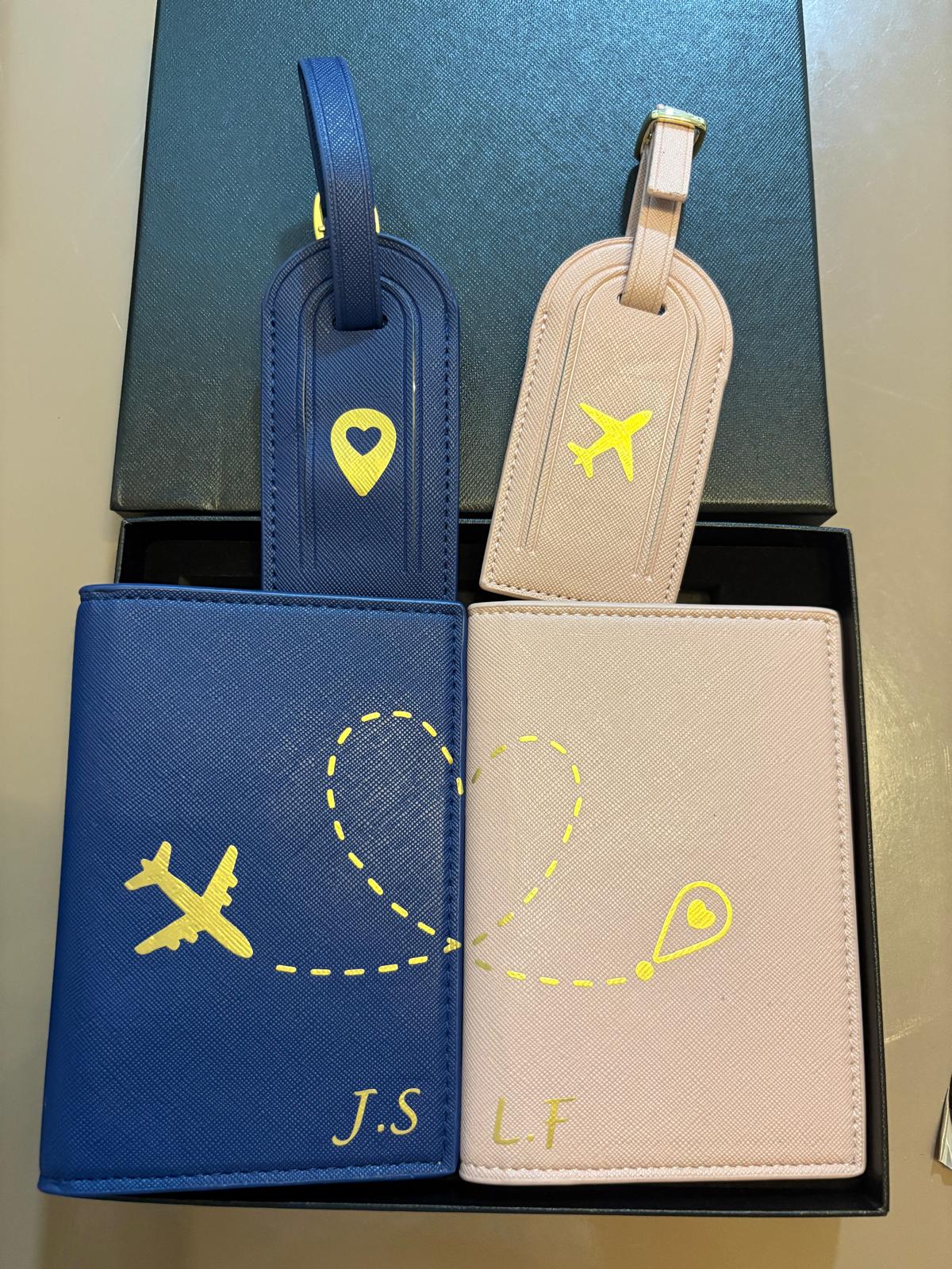 Passport Holder & Luggage Tag Set