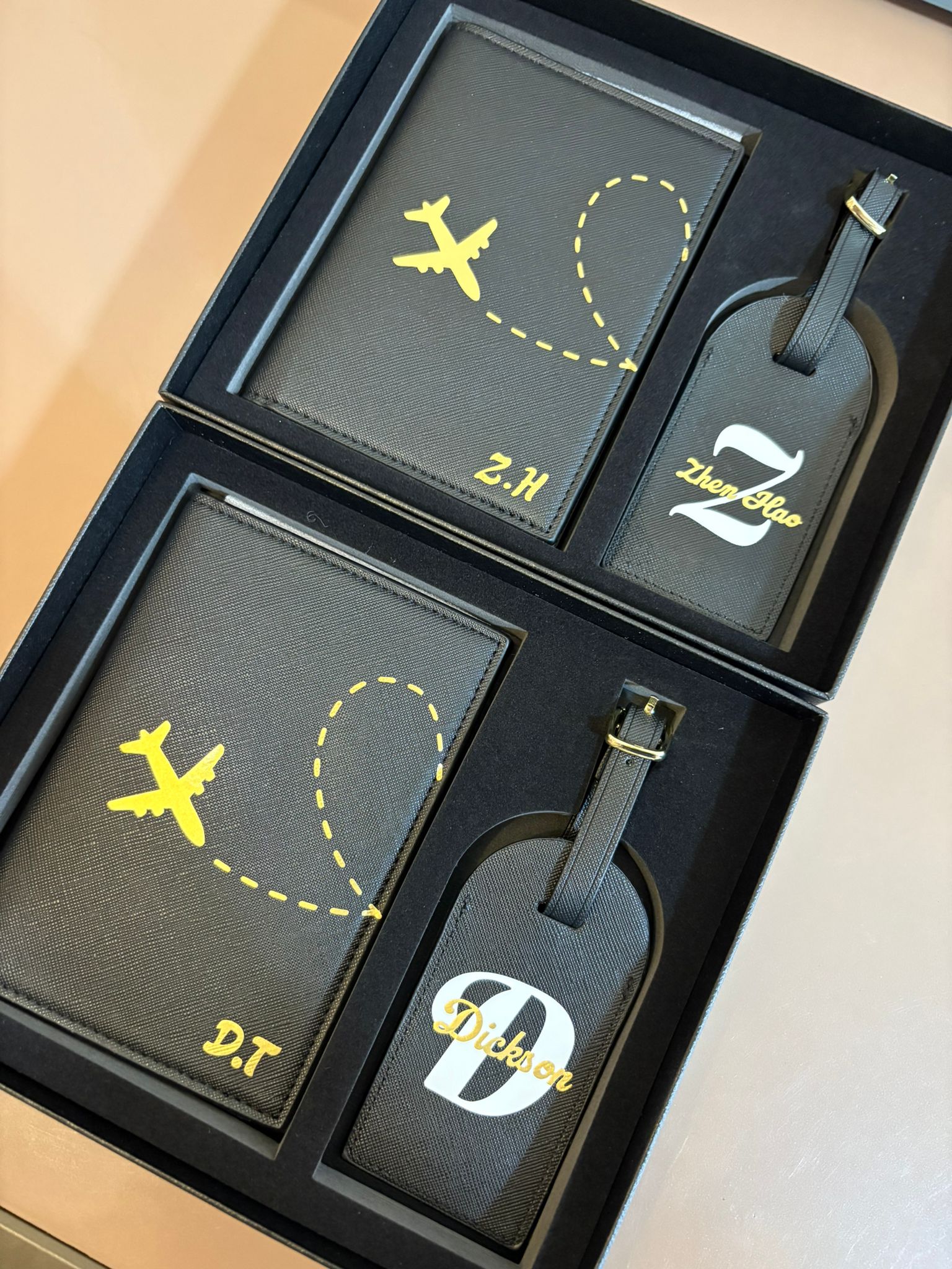 Passport Holder & Luggage Tag Set