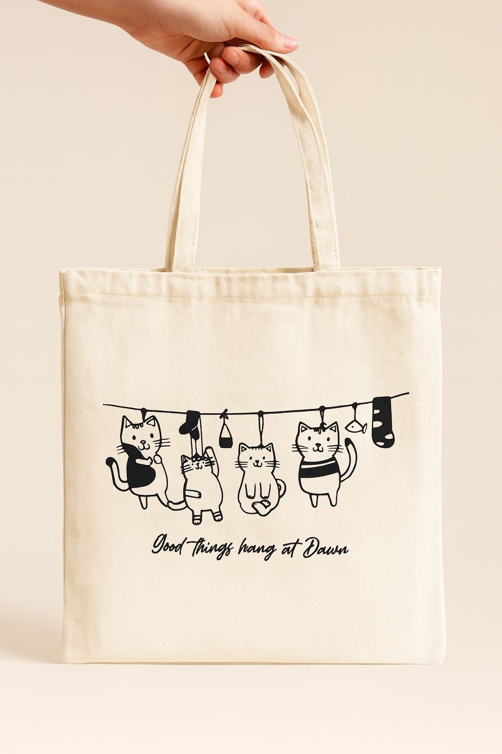 Cotton Canvas Tote Bag