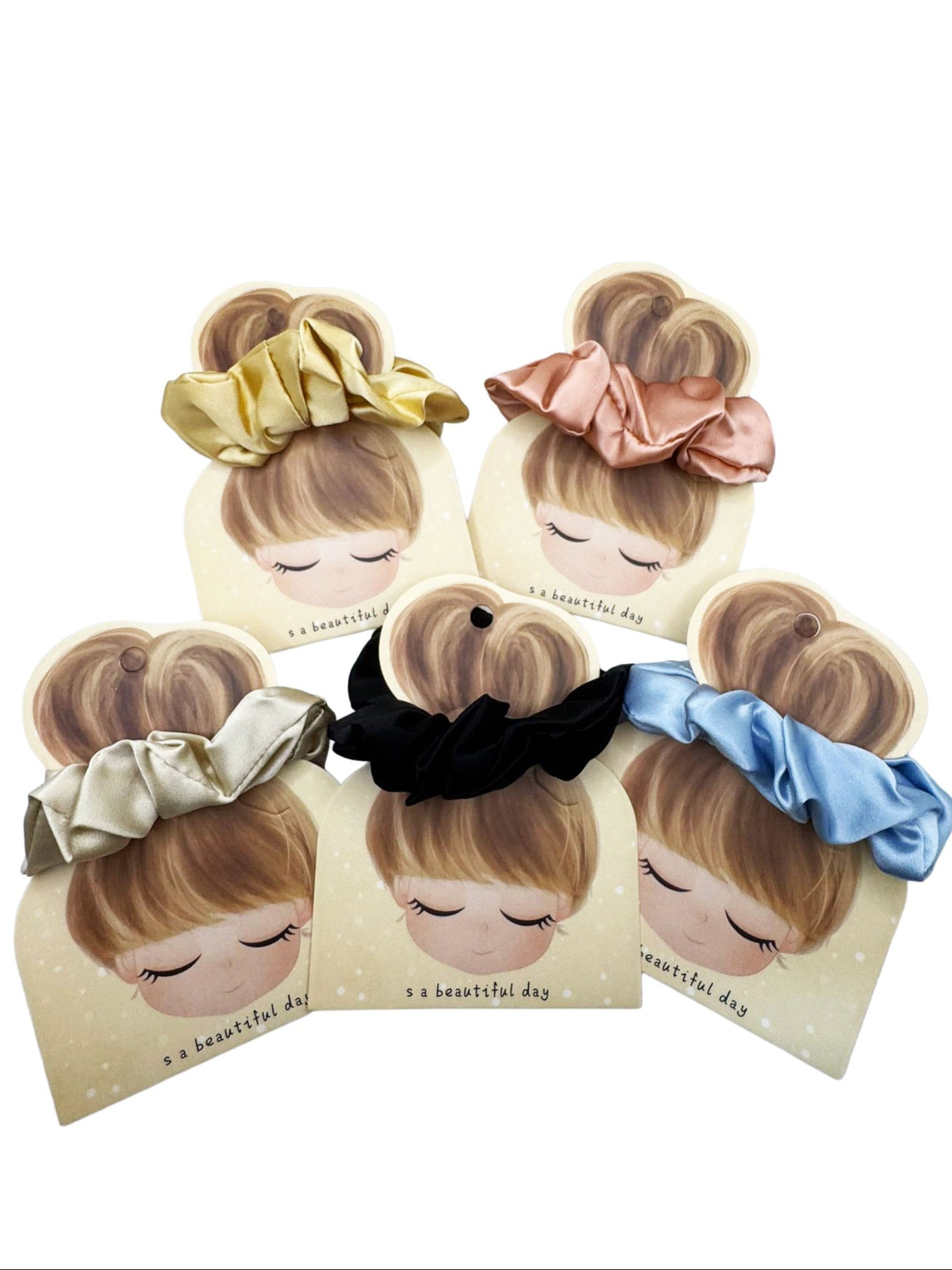 Scrunchies-5 in a Set